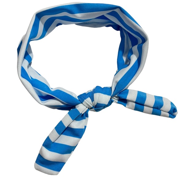 10 Assorted Color Cute Bow Stripe Headbands for baby girls and toddlers - Picture 5 of 14